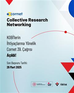 KOBİ’lerin İhtiyaçlarına Yönelik Cornet 39. Çağrısı Açıldı!